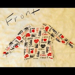 Coke logo sweat shirt